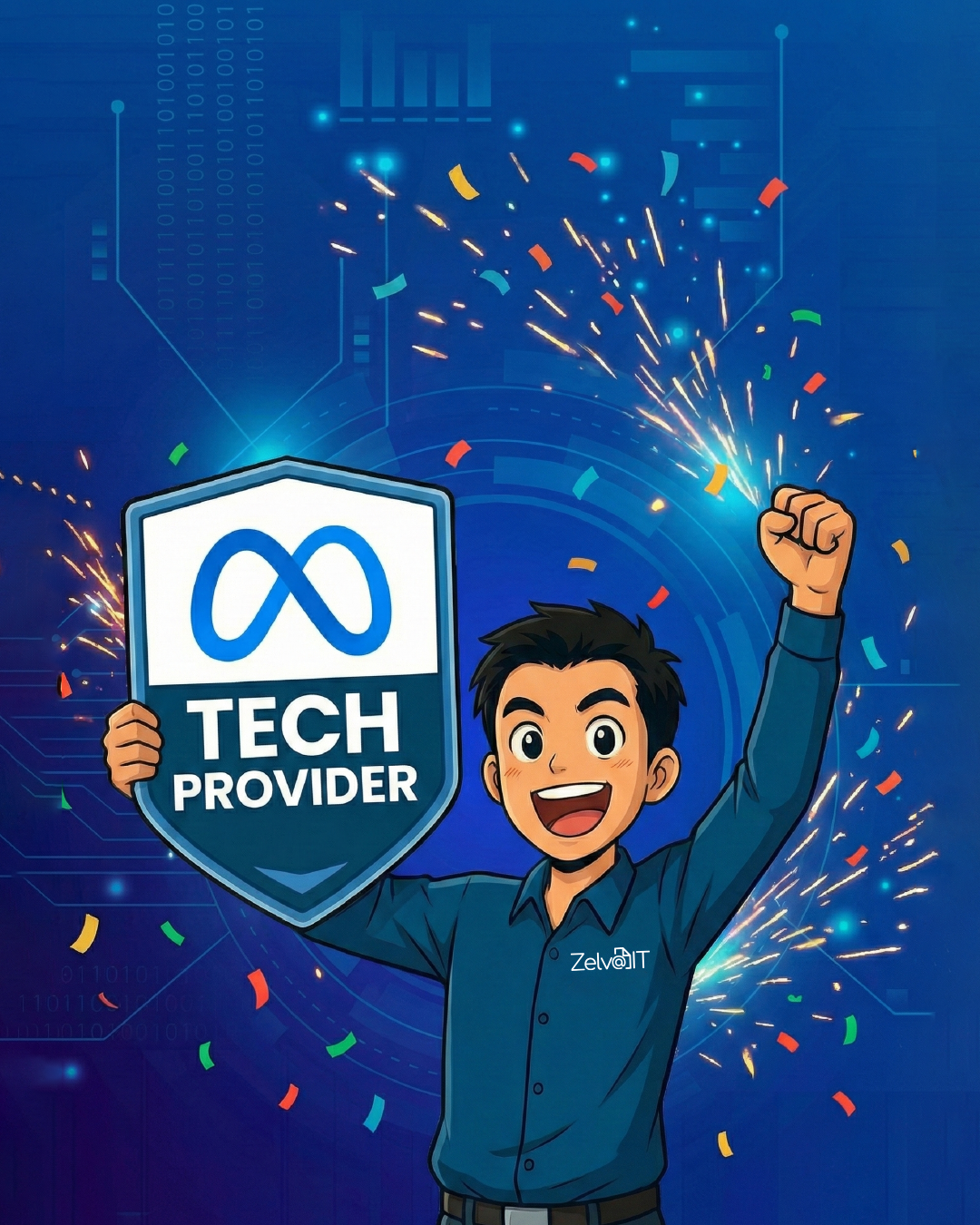 Credencial Meta Tech Provider de ZelvaIT
